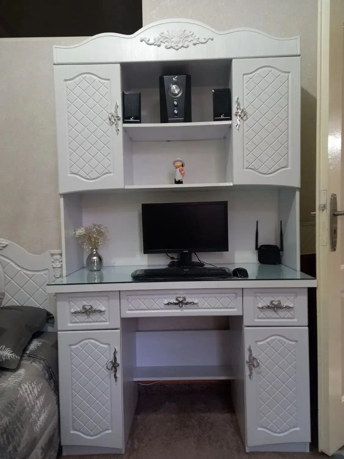 میز کامپیوتر و کتابخانه در حد نو|میز تحریر و کامپیوتر|شهریار, شهرک وائین|دیوار