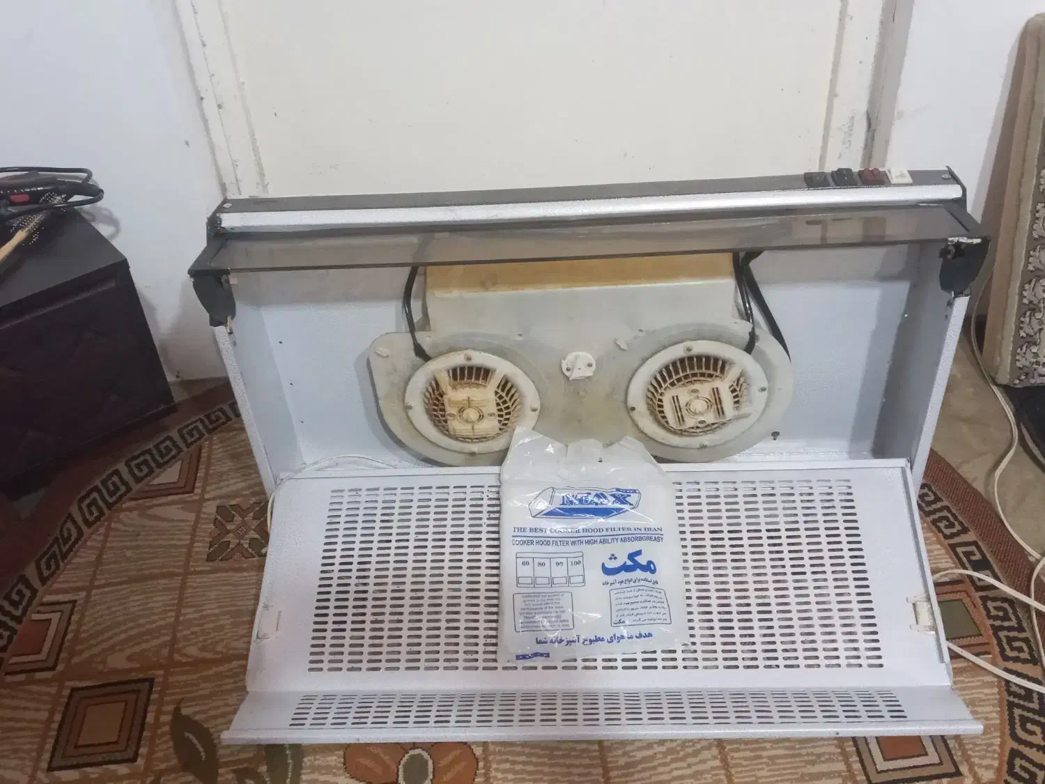 هود کتابی بیمکث ۹۰ بارنگ استاتیک|هود|تنکابن, |دیوار