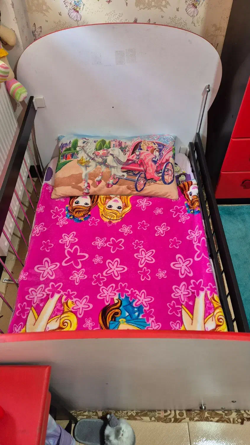 سرویس تخت کمد کودک ونوجوان|تخت و سرویس خواب|شیراز, سجادیه|دیوار