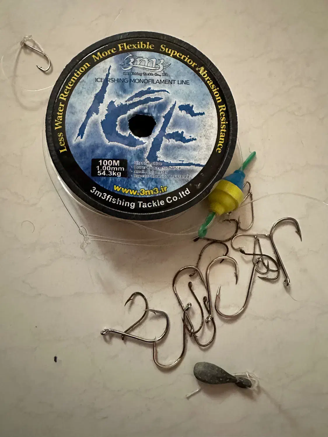 نخ ماهیگیری ۱۰۰ متری وتعدادی چنگ وشناور وسنگ|ماهیگیری|بیرجند, |دیوار