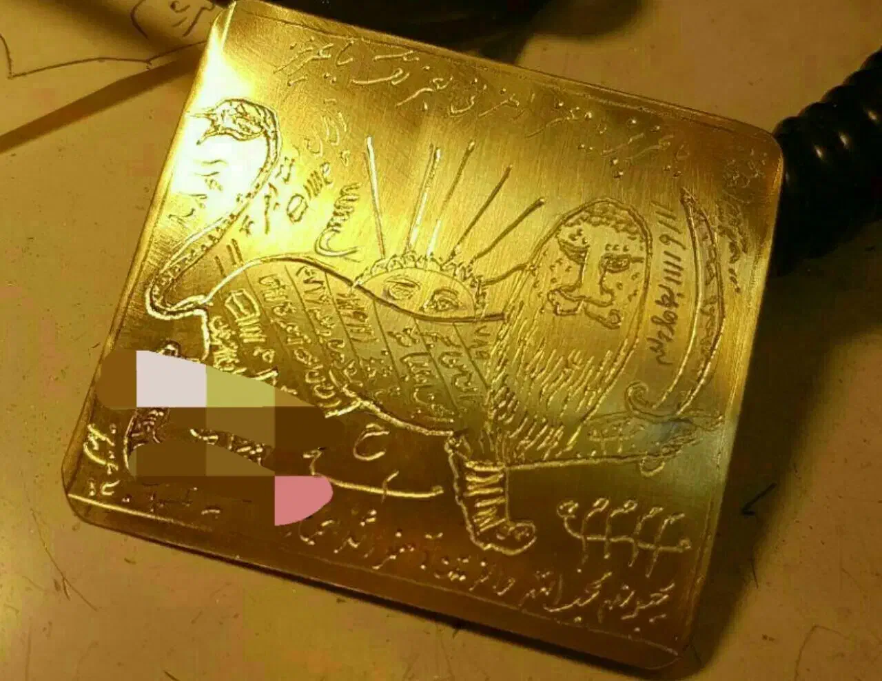 لوح دست‌ساز فقط رزق عربی|جواهرات|تهران, توحید|دیوار