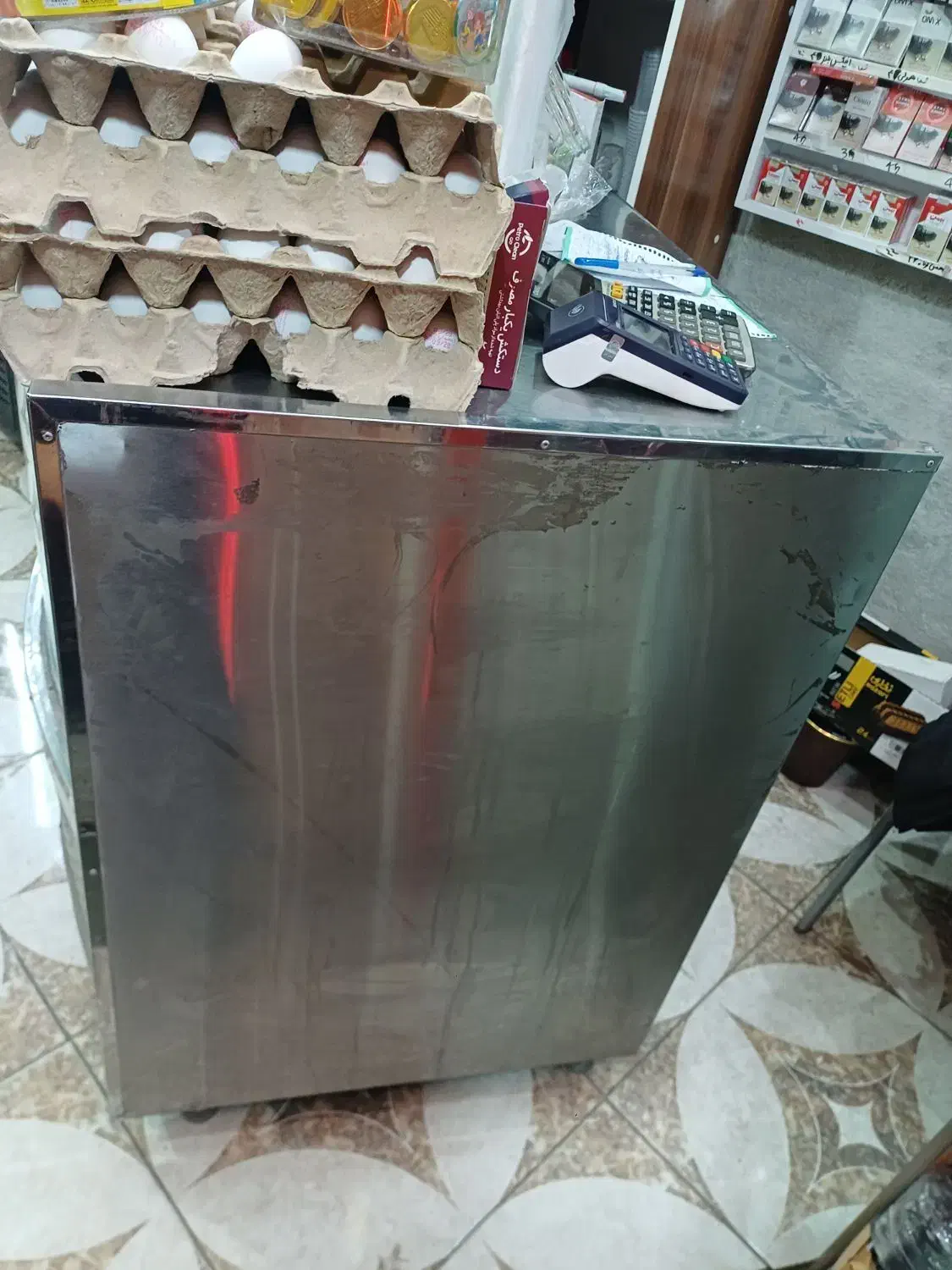 میز پیشخوان تمام استیل ایران سرما|مبلمان اداری|اصفهان, جویباره|دیوار