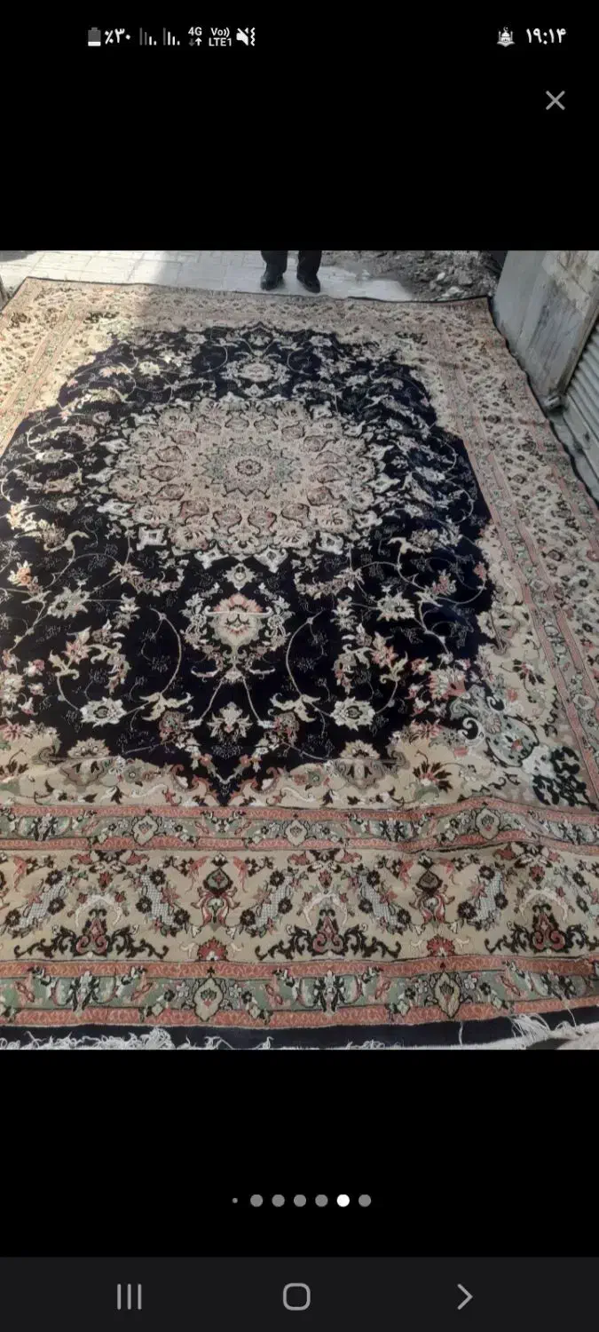 فرش سورمه ای|فرش|کنگاور, |دیوار