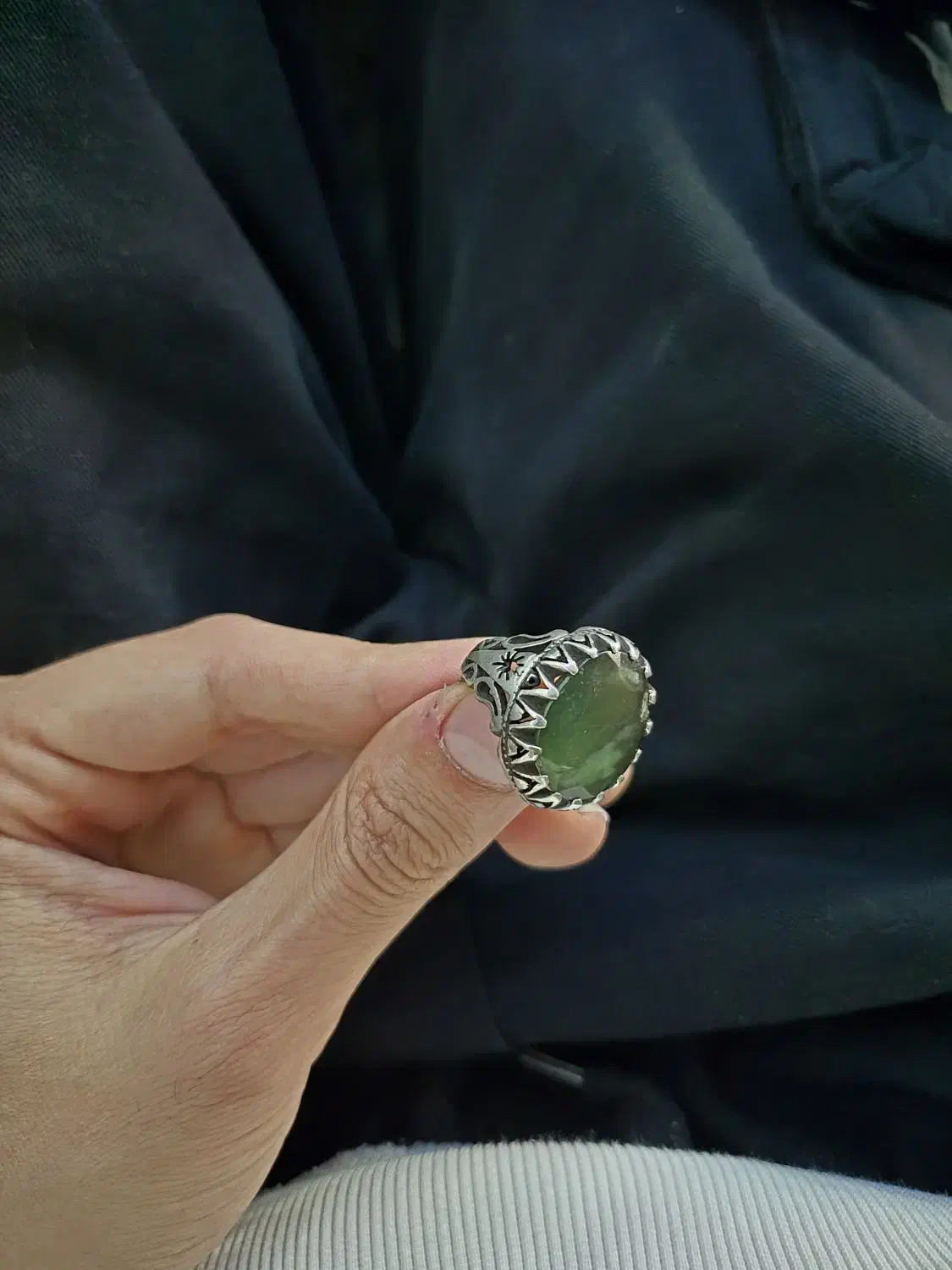 انگشتر یشم دست ساز|کلکسیون اشیاء عتیقه|قم, بلوار امین و ساحلی|دیوار