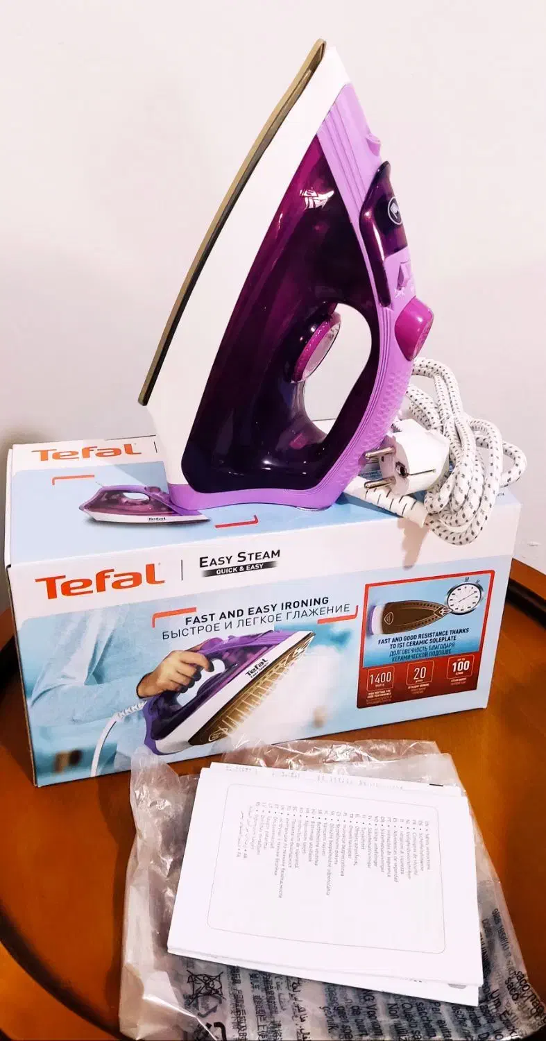 اتو بخار دستی تفال کاملا نو|اتو و لوازم اتو|خرمآباد, |دیوار