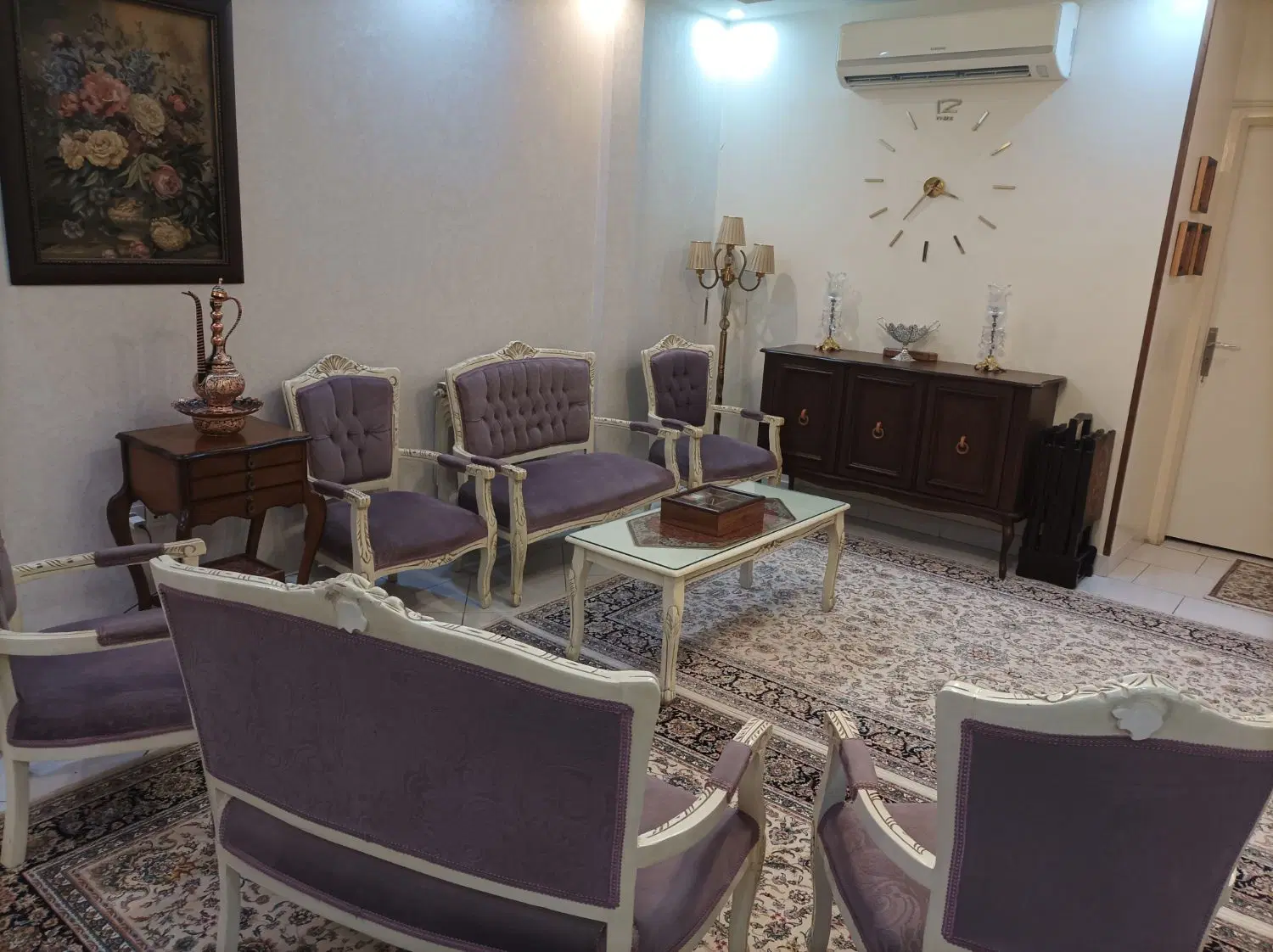 فروش مبلمان ۸نفره استیل کلاسیک|مبلمان خانگی و میز عسلی|تهران, صفاییه (چشمه علی)|دیوار