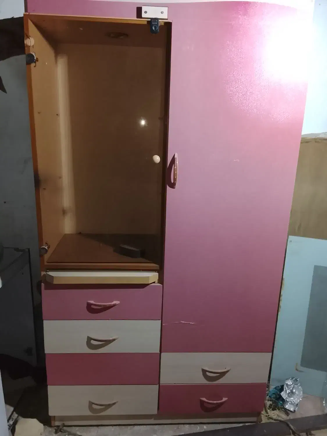 کمد چوبی|جاکفشی، کمد، دراور|آباده, |دیوار