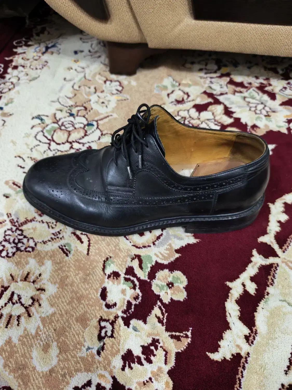 کفش چرمی مردانه دست دوز ۸ ترک سایز 43|کیف، کفش، کمربند|رشت, باهنر|دیوار