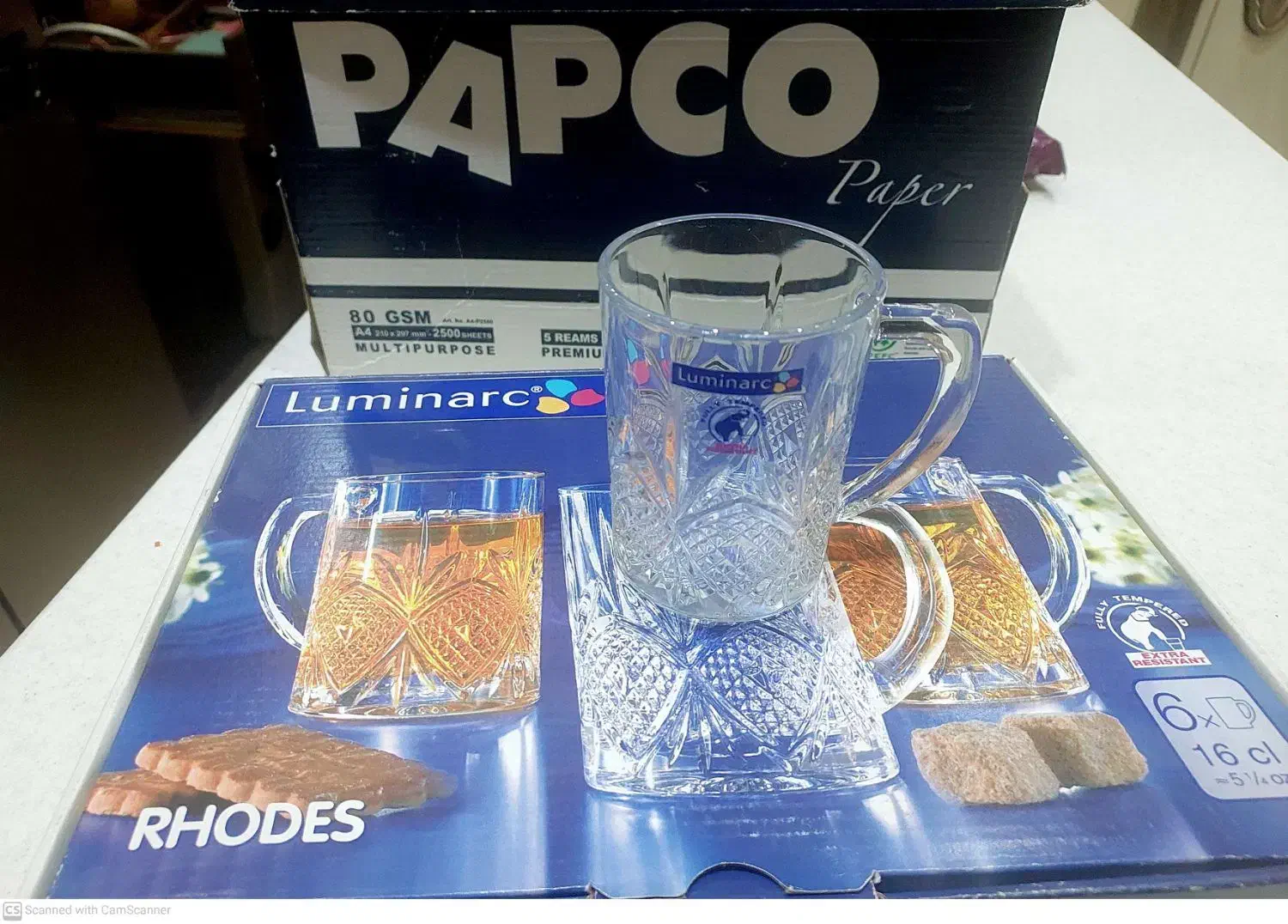 استکان دسته دار لومینارک|ظروف سرو و پذیرایی|تهران, آسمان|دیوار