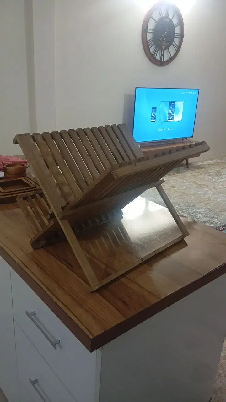 استند چوبی ظرف|آبچکان و نظمدهنده ظروف|مشهد, توس (بلوار توس)|دیوار