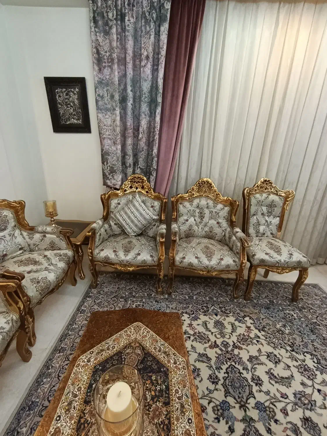 فروش مبلمان سلطنتی|مبلمان خانگی و میز عسلی|تهران, شهرک آزمایش|دیوار