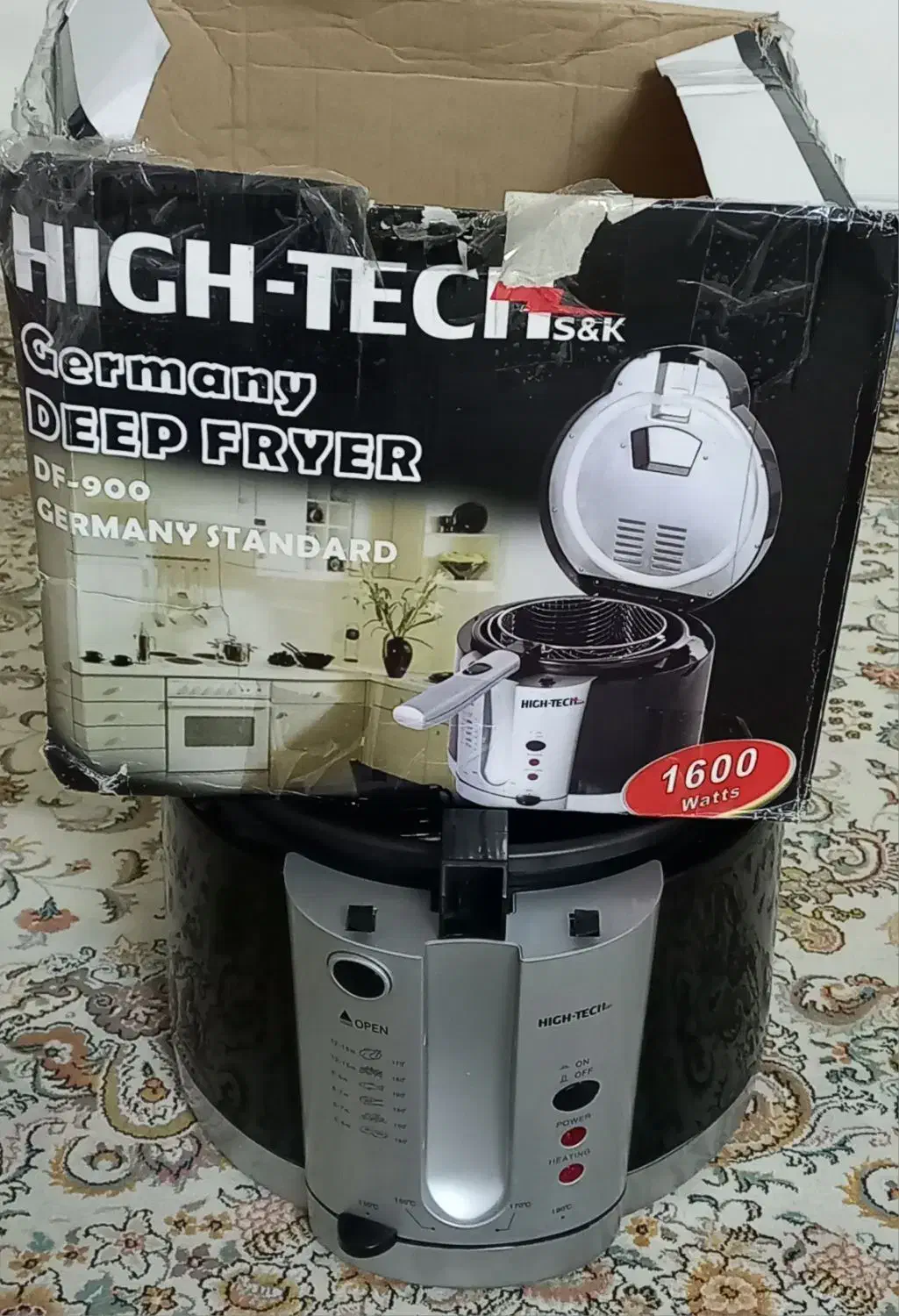 سرخ کن آلمانی 1600 وات نو فروشی|اجاق گاز و لوازم برقی پختوپز|شیراز, قدوسی شرقی|دیوار