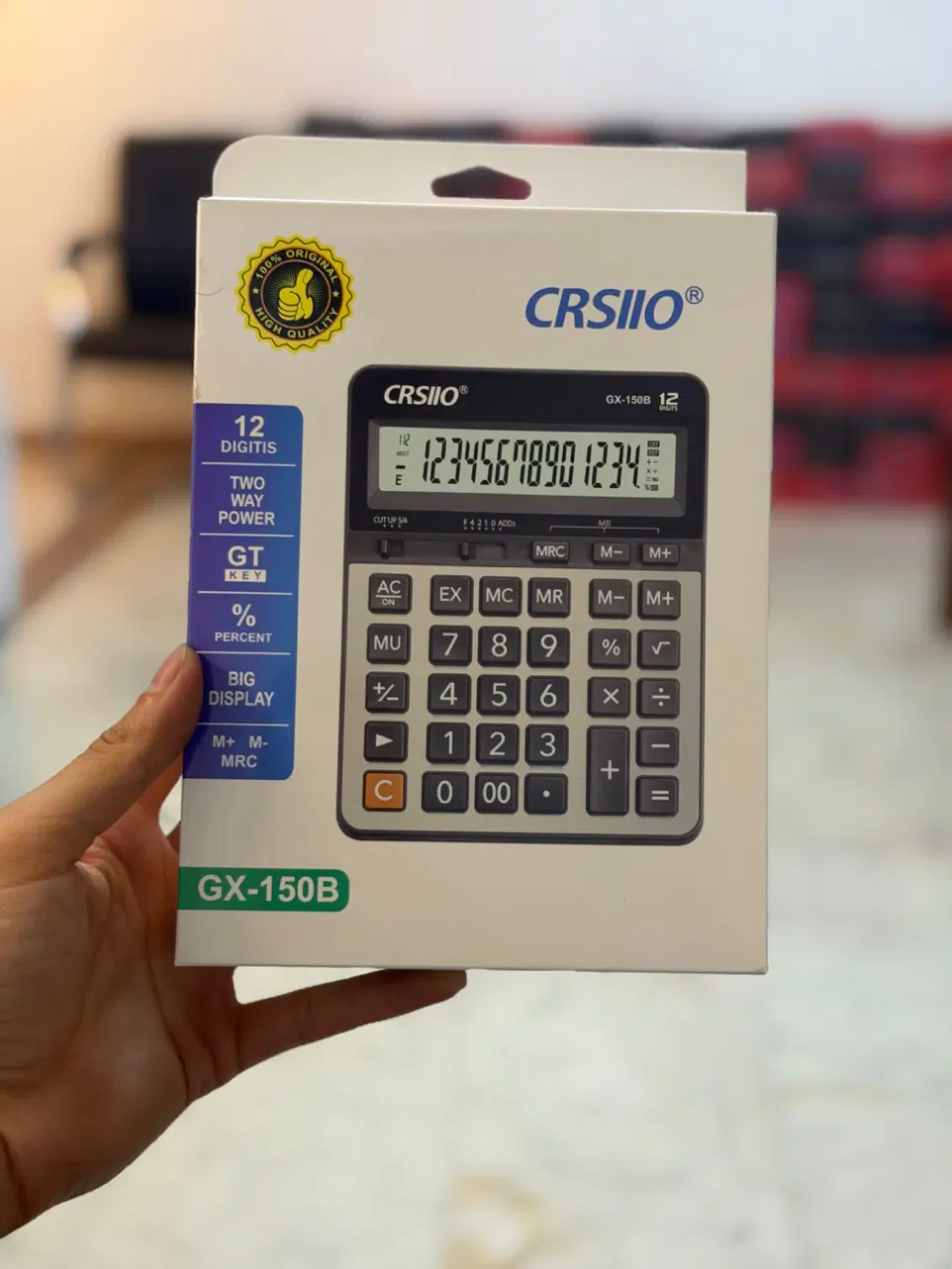 ماشین حساب رومیزی CRSIO مدل GX-150|لوازم التحریر|تهران, مرزداران|دیوار