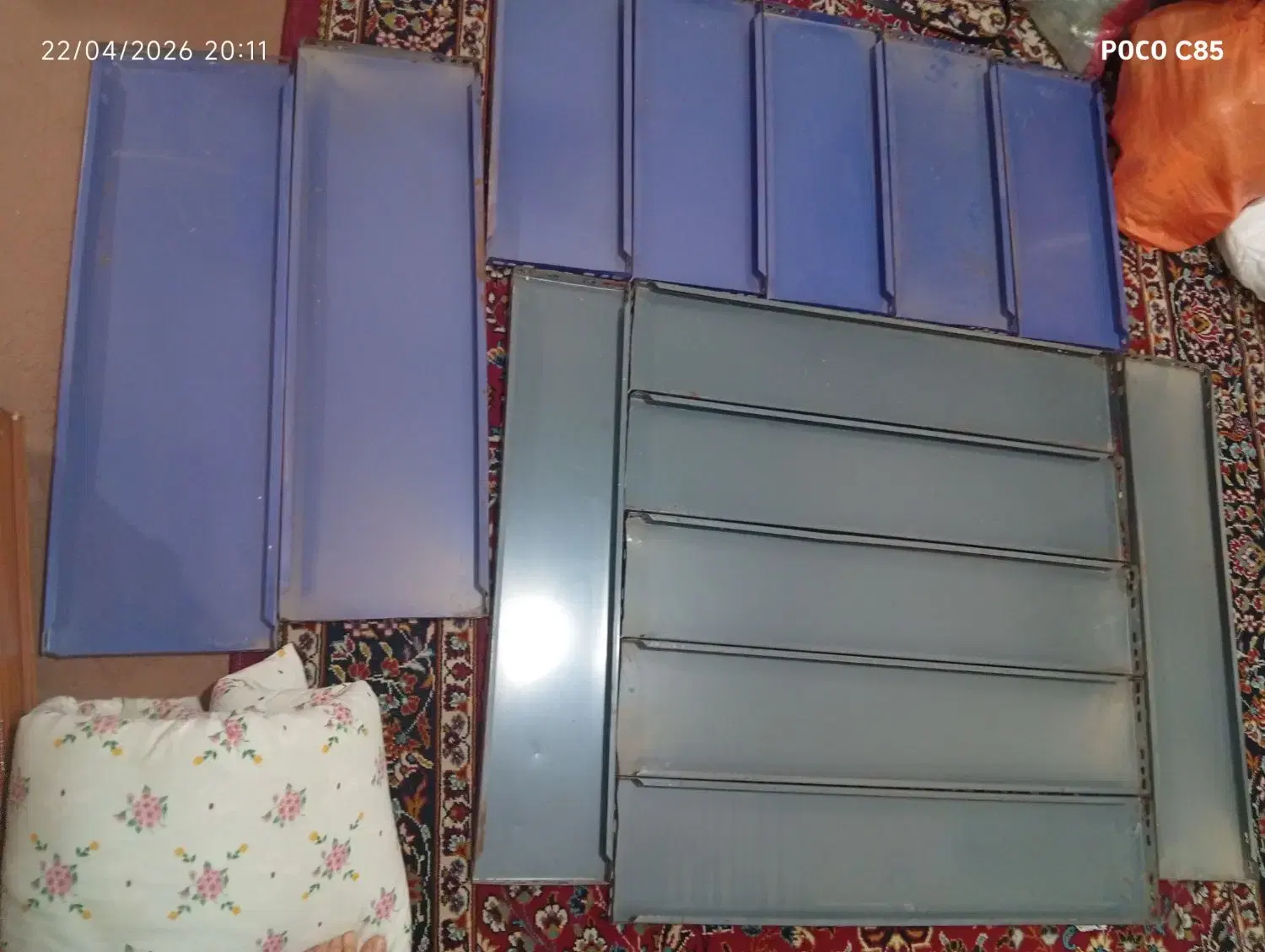 قفسه آهنی|کتابخانه، شلف، قفسههای دیواری|خمینیشهر, |دیوار