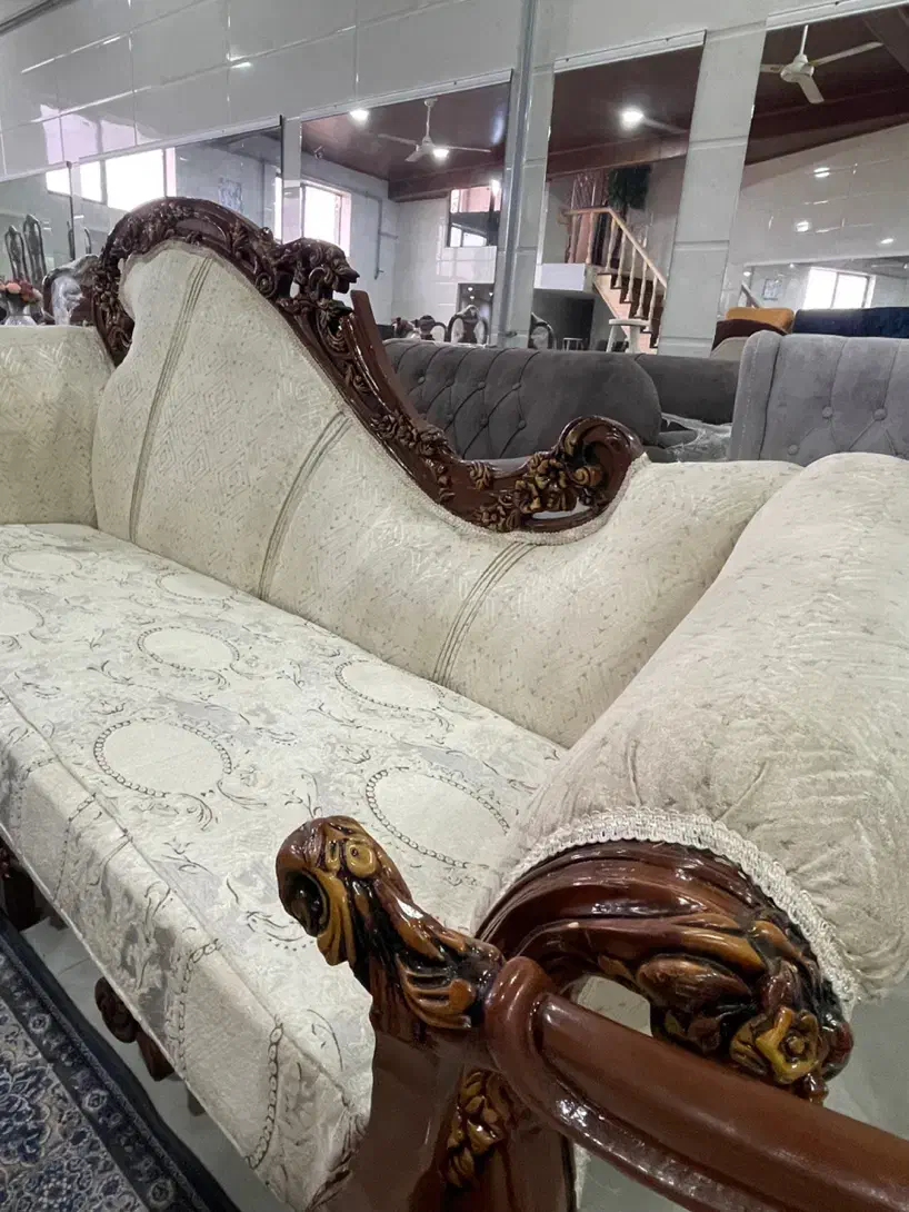 مبل ۸ نفره کارلوکس رنگ کرم به قیمت|مبلمان خانگی و میز عسلی|آمل, |دیوار