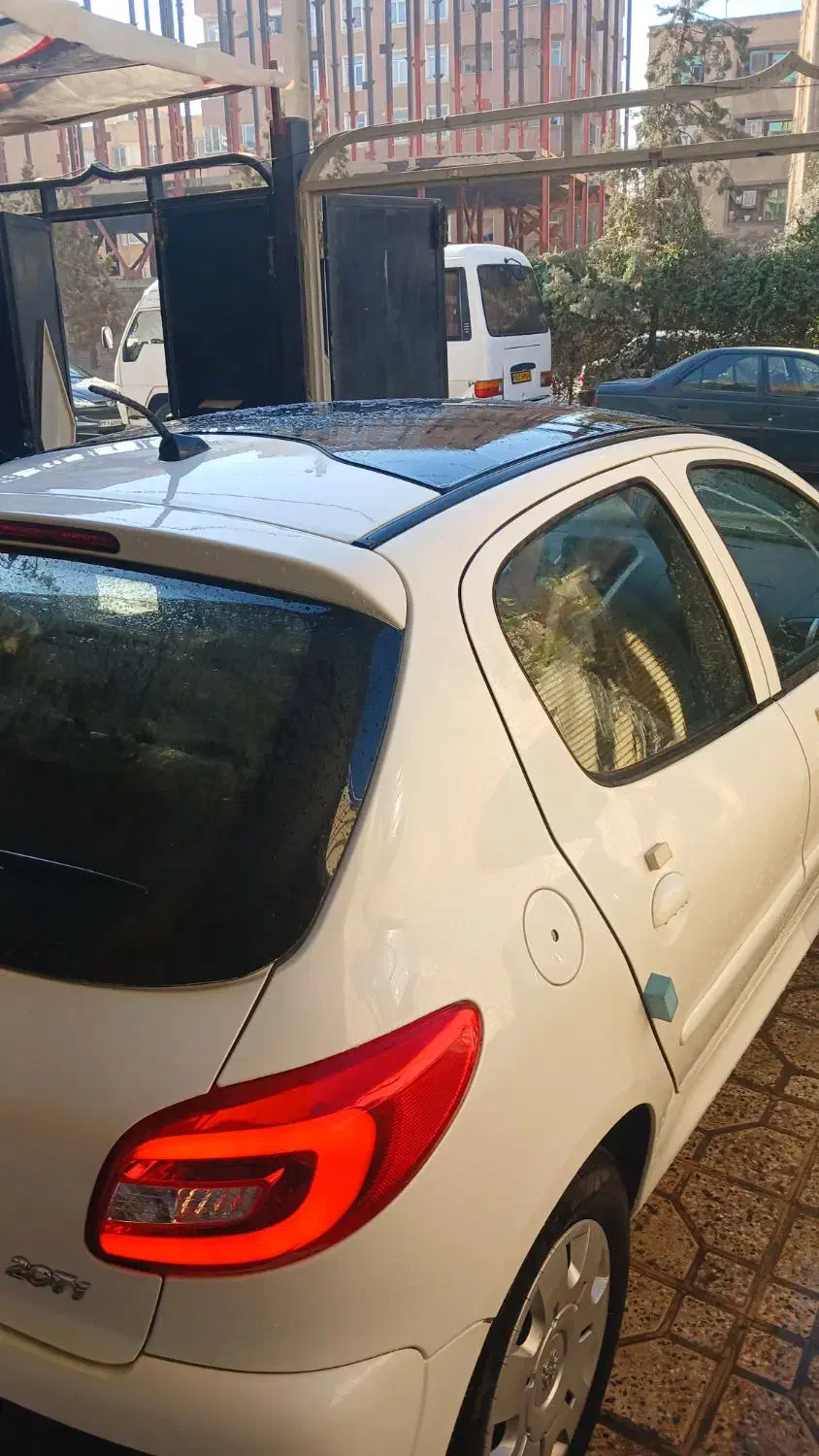 ۲۰۷ پانا سقف شیشه ای رینگ فولادی  صفر ۱۴۰۴|خودرو سواری و وانت|ملارد, |دیوار