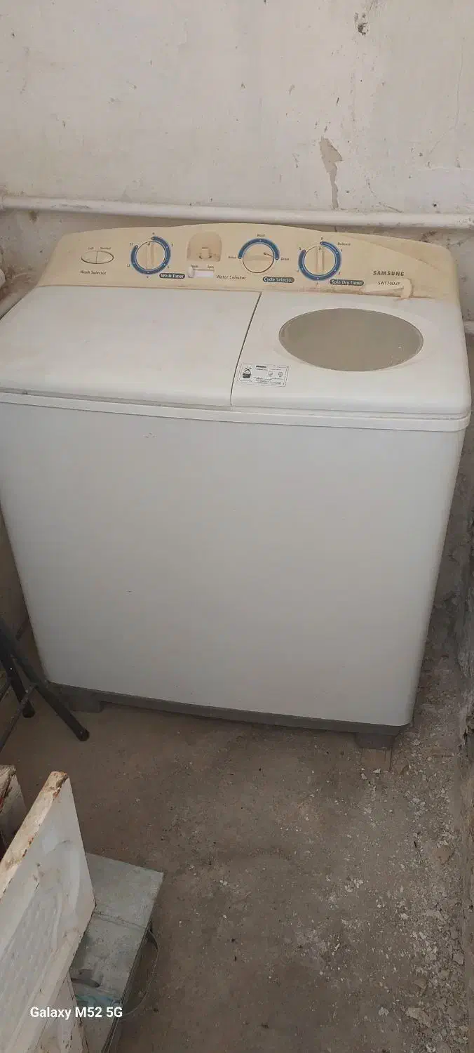 فروش لباسشویی دو قلو سامسونگ|ماشین لباسشویی و خشککن لباس|جرقویه, |دیوار