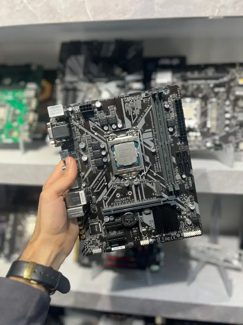 باندل GIGA H310 M2 با i3 9100F|قطعات و لوازم جانبی رایانه|مشهد, ارشاد|دیوار