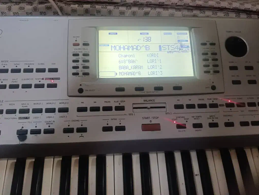 ارگ pa80|پیانو، کیبورد، آکاردئون|بردسیر, |دیوار