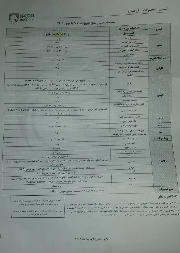 پژو 207i دنده‌ای TU3، مدل ۱۴۰۴|خودرو سواری و وانت|کرمانشاه, |دیوار
