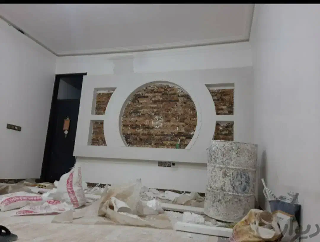 گچ کاری لکه گیری وخرده کاری|خدمات پیشه و مهارت|نیمروز, |دیوار