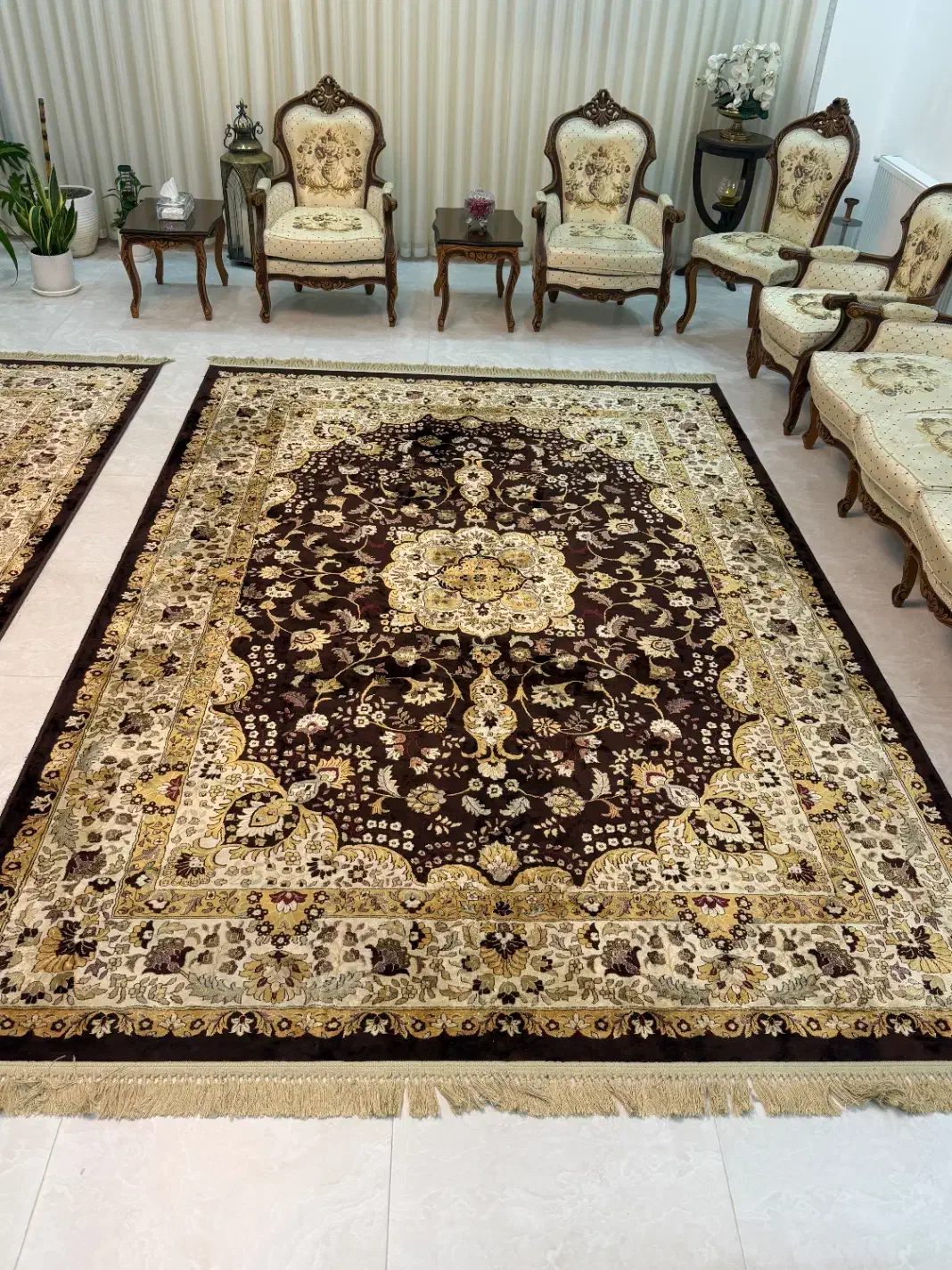 قالیچه ابریشم ماشینی بلژیکی|فرش|کرج, گوهردشت|دیوار