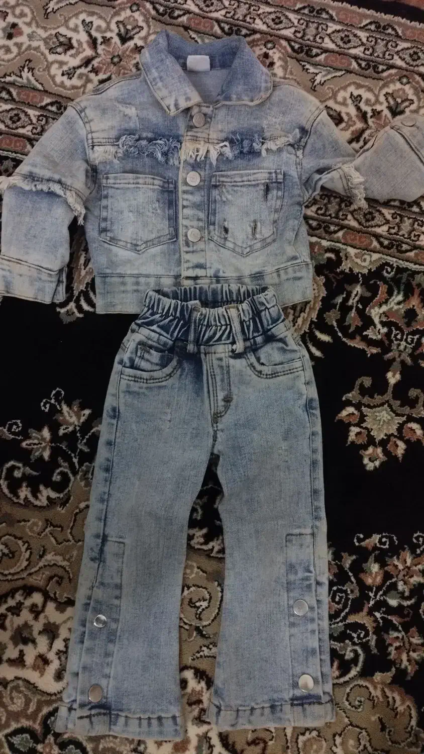 لباس بچگانه،کت وشلوار لی،کفش بچگانه|کفش و لباس بچه|محمدیه-قزوین, |دیوار