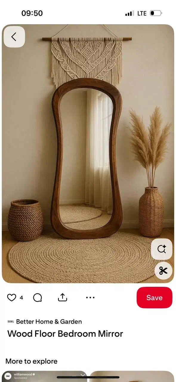 پخش قاب واینه چوب نراد واینه دوفرمه از تولیدی|آینه|رشت, جهاد|دیوار