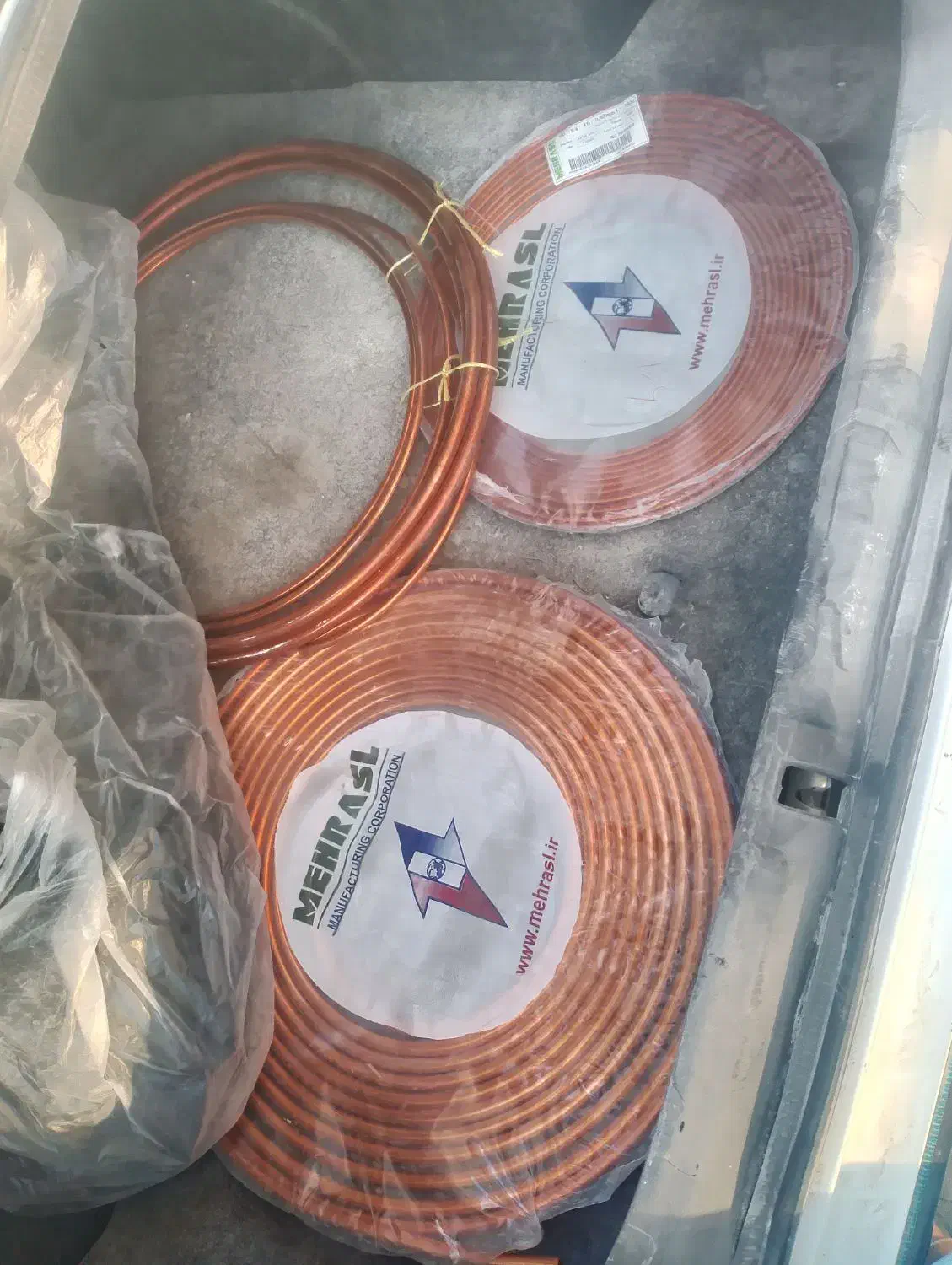 لوله مسی اسپیلت فروش فوری امروز در چابهار|کولر گازی و فن‌کوئل|نیک شهر, |دیوار