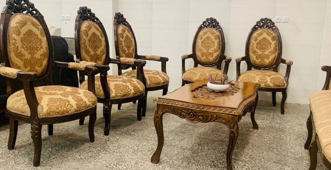 مبل کلاسیک استوک|مبلمان خانگی و میز عسلی|لنجان, |دیوار