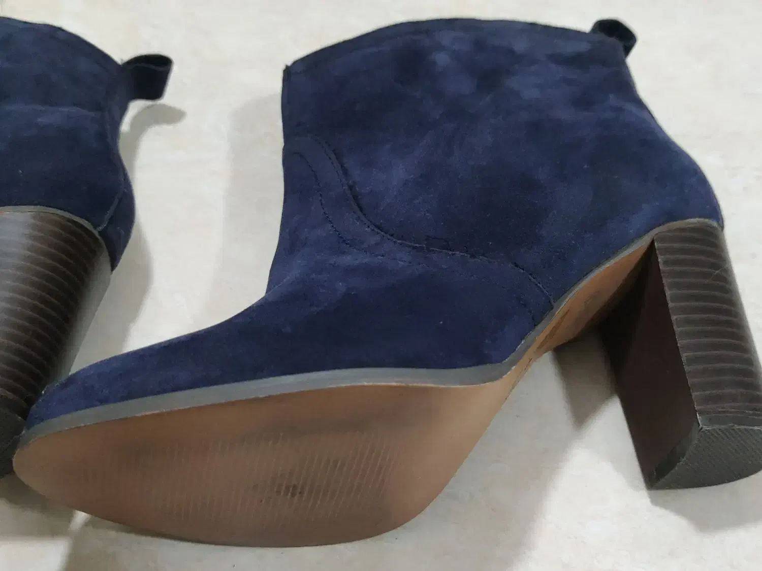 کفش چرم پاشنه بلند نیم بوت از گرجستان اورده شده|کیف، کفش، کمربند|اهواز, زیتون کارمندی|دیوار