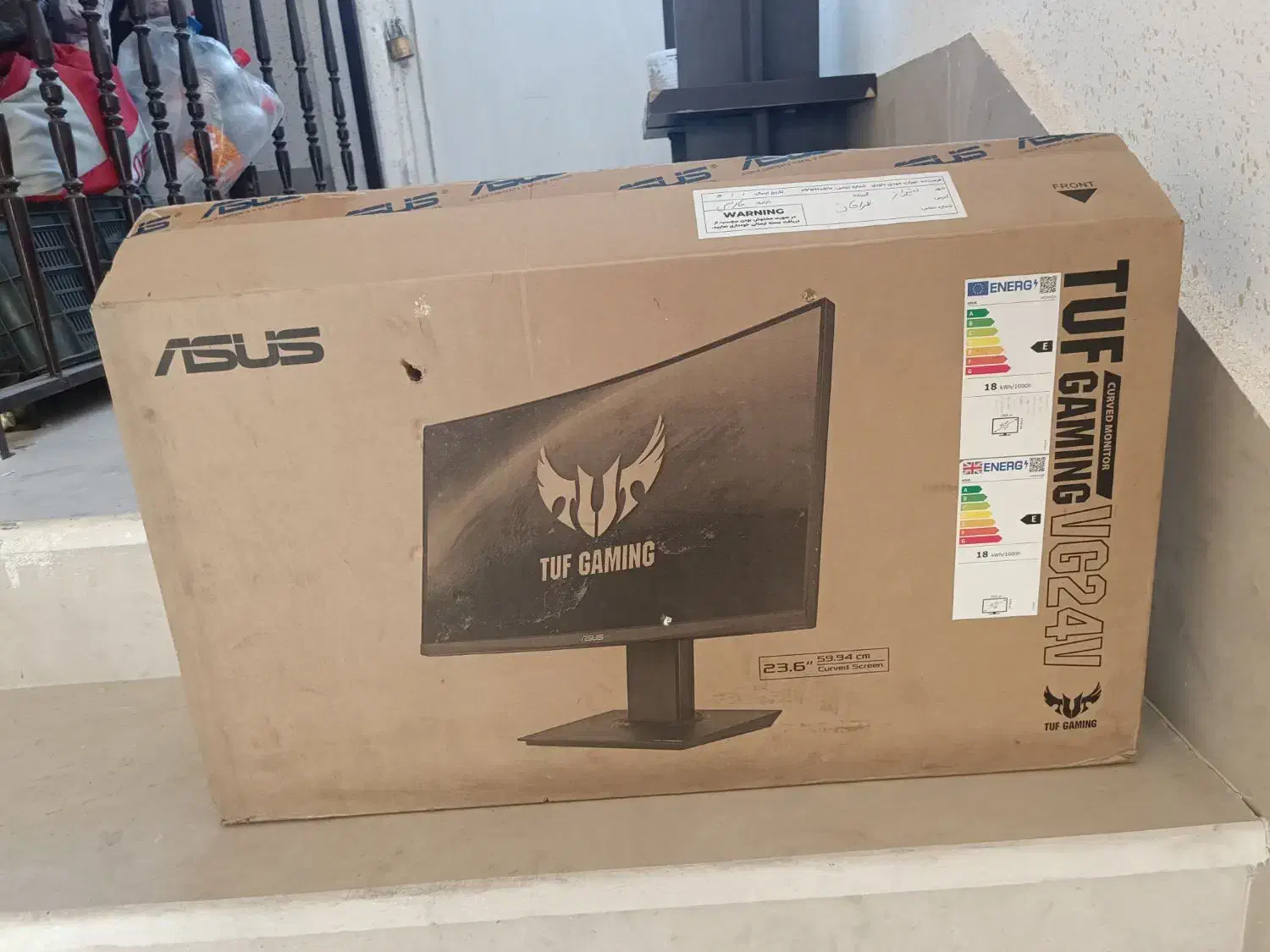 مانیتور tuf گیمینگ Asus VG24V مدل خمیده ، نو|قطعات و لوازم جانبی رایانه|شیراز, غدیر جنوبی|دیوار