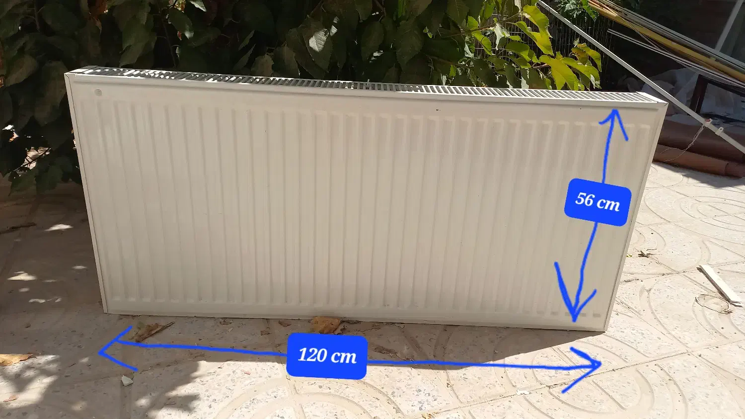 رادیاتور پنلی طول 120cm|آبگرمکن، پکیج، شوفاژ|بروجن, |دیوار