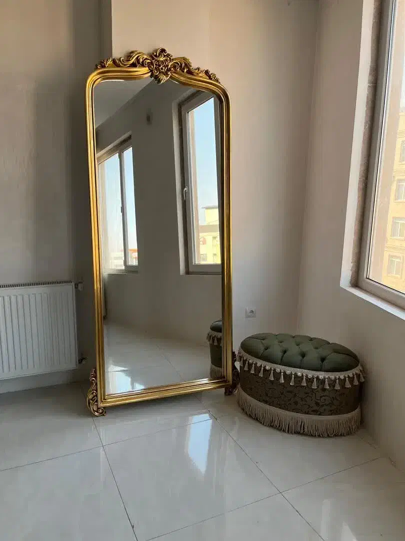 آینه قدی و ایستاده تمام چوب راش|آینه|تبریز, |دیوار