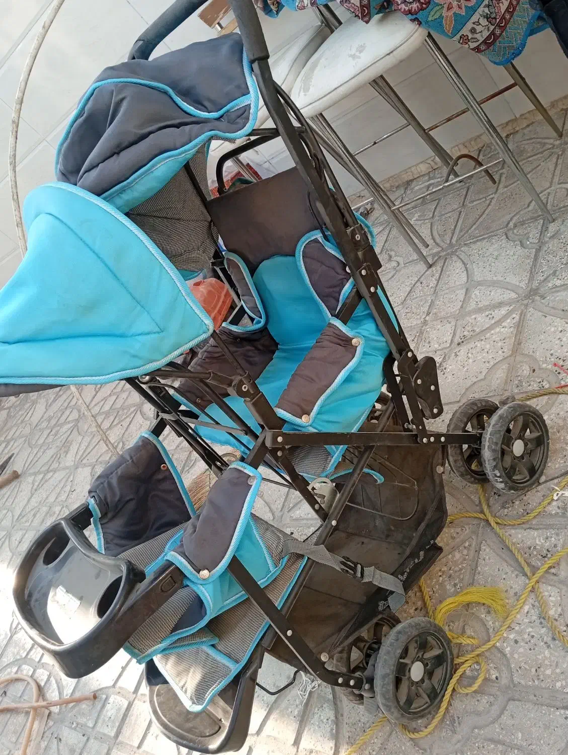 کالسکه دوقلویی|کالسکه و لوازم جانبی|ورامین, ریحان آباد|دیوار