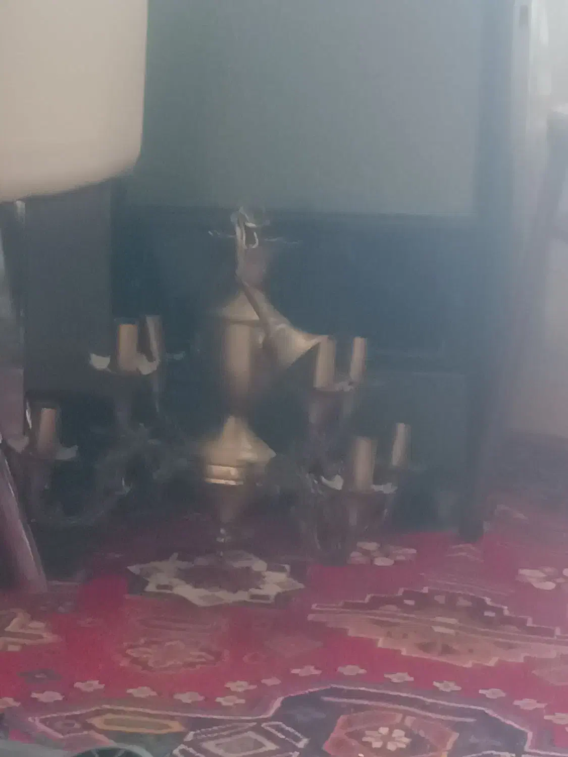 لوستر ۸ شعله ۴شاخه سالم|لوستر و چراغ آویز|بناب, |دیوار