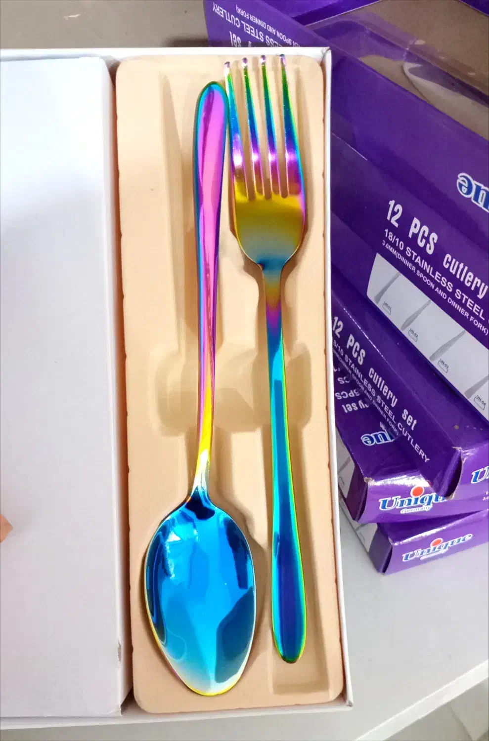 قاشق و چنگال هفت رنگ|ظروف سرو و پذیرایی|تهران, مرزداران|دیوار