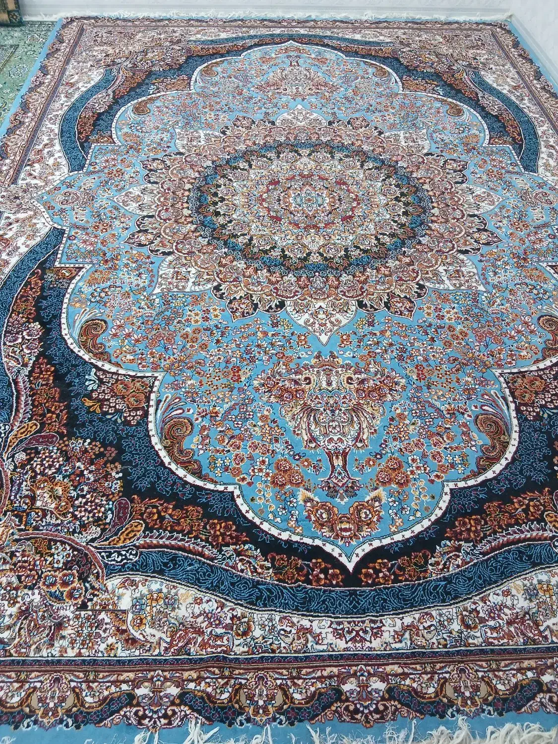 دوتا قالی ۱۲متری|فرش|فاضل آباد, |دیوار