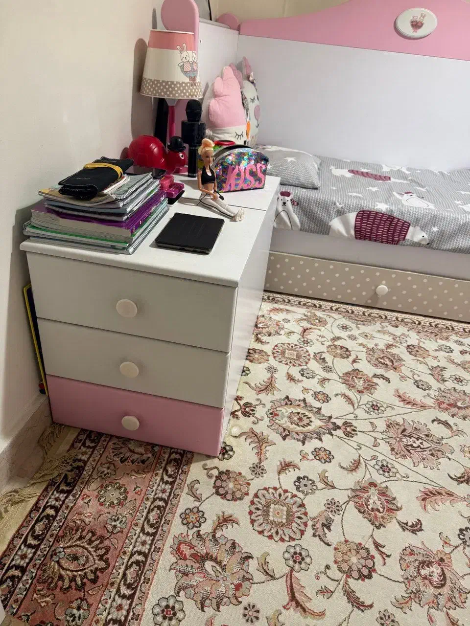 سرویس چوب تخت و کمد بچه نوی نو برند آپادانا|تخت و صندلی بچه|تهران, فردوس|دیوار