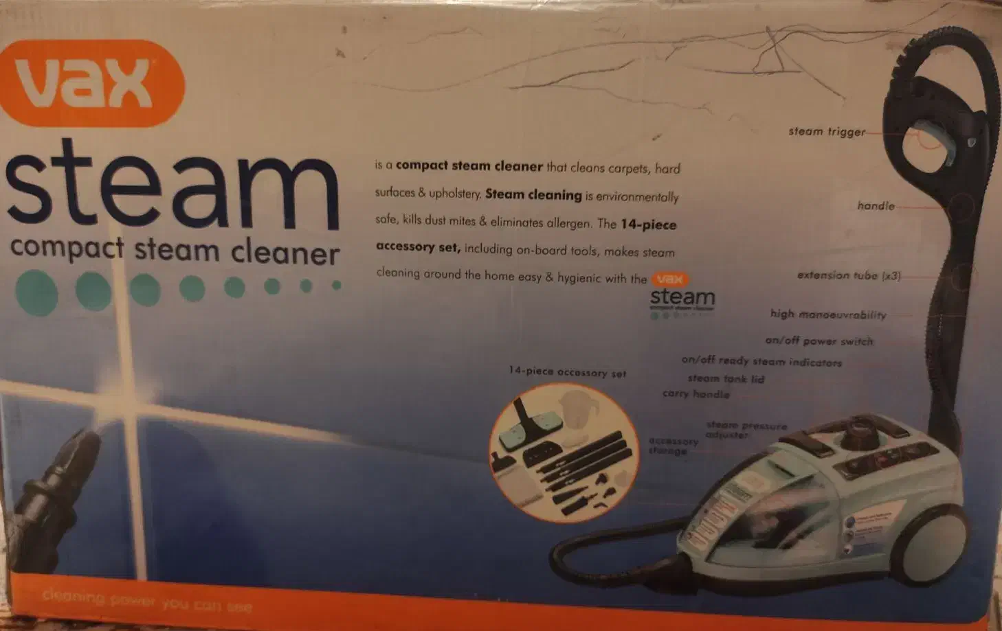 بخار شور Vax اصل انگلیس|جاروبرقی، جارو شارژی، بخارشو|تهران, یوسفآباد|دیوار