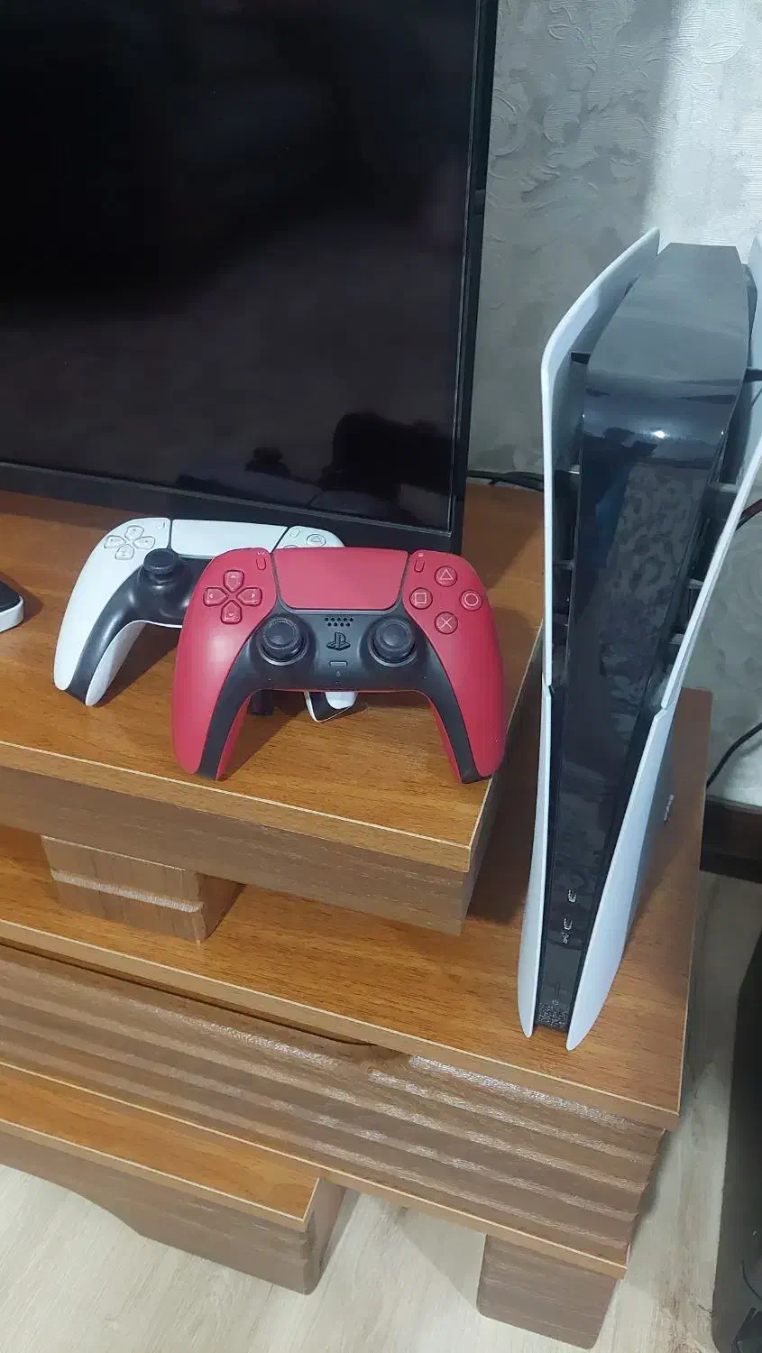 Ps5 slim 1T دو دسته اورجینال|کنسول، بازی ویدئویی و آنلاین|گرمسار, |دیوار