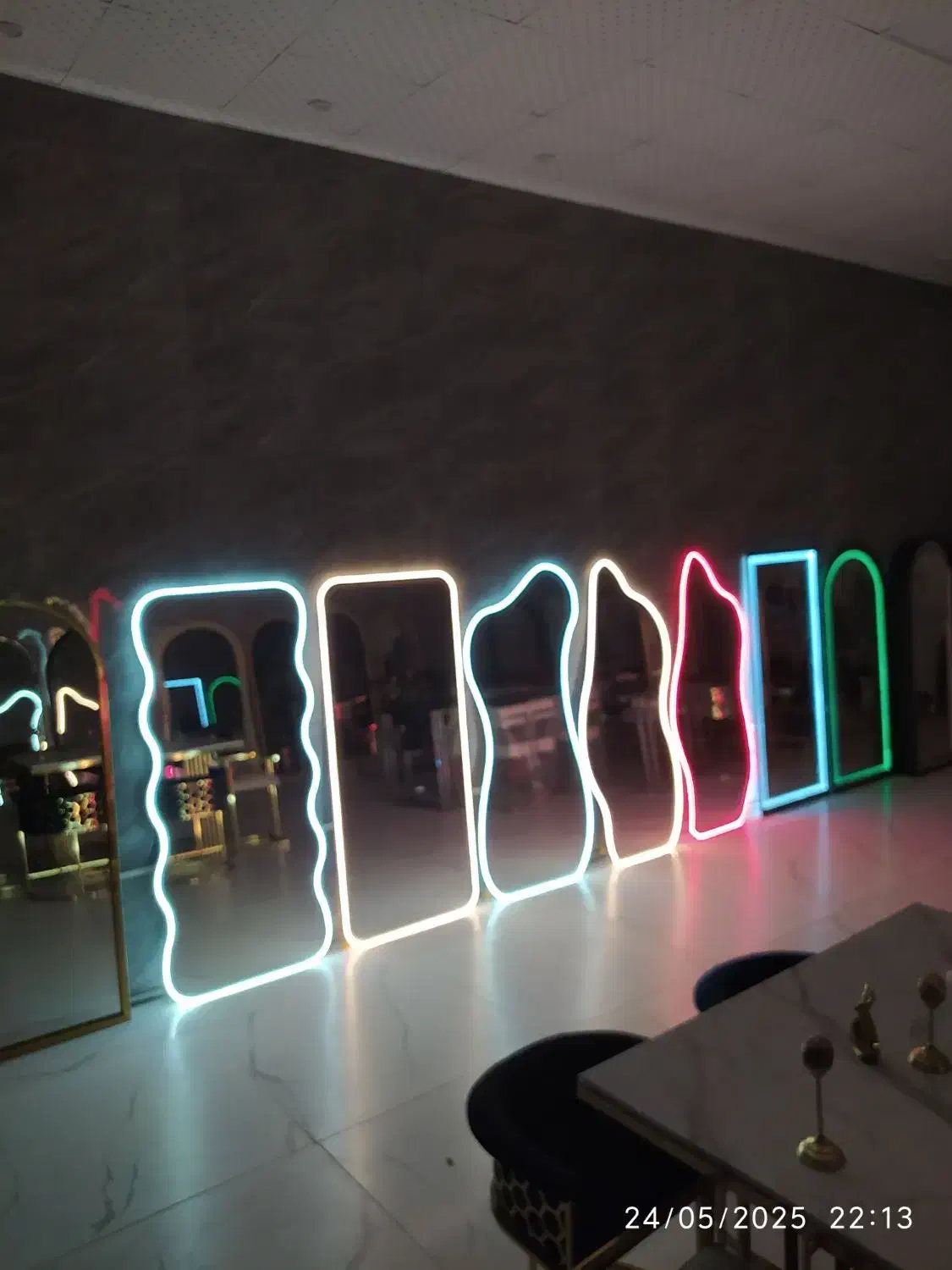 آینه های نئون و بک لایت|آینه|چهاردانگه (تهران), |دیوار