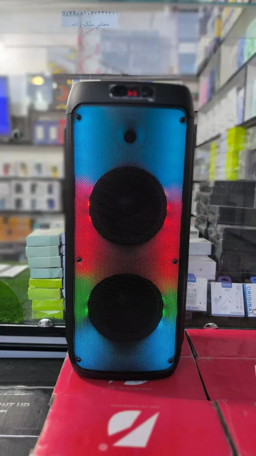 اسپیکر zqs 8236 دوبل ۸اینچ باتری ۶هزار با گارانتی|پخشکننده همراه|خرمآباد, |دیوار