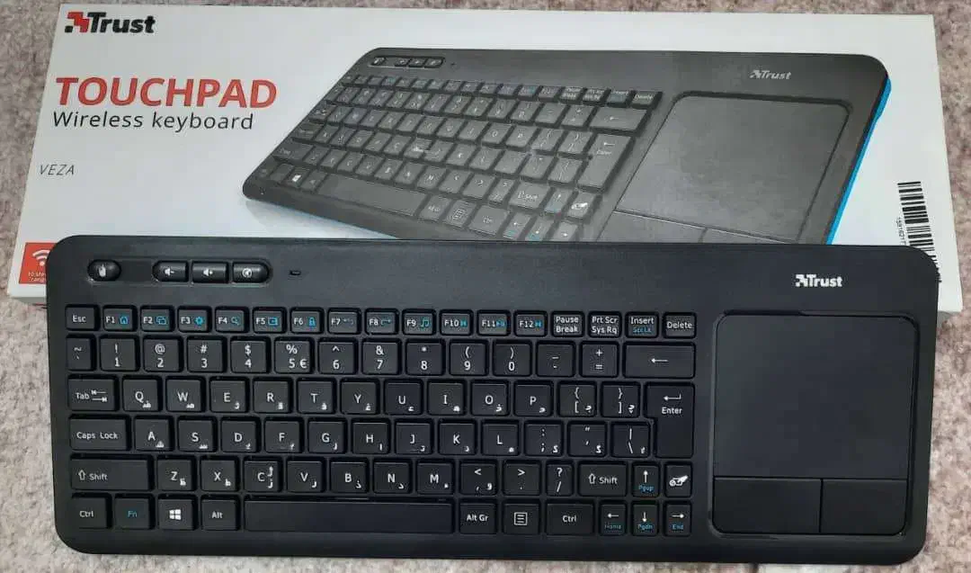 کیبورد بدون سیم تراست با تاچ پد|قطعات و لوازم جانبی رایانه|تهران, مهران (سیدخندان)|دیوار