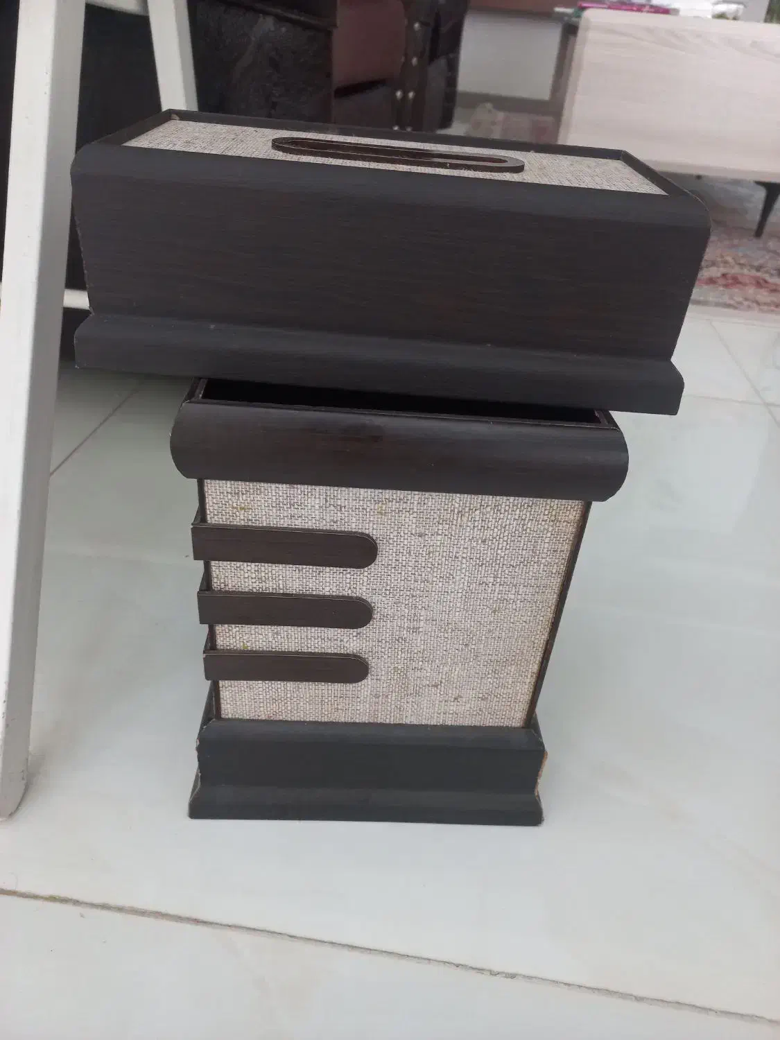 ست سطل آشغال و جای دستمال|صنایع دستی و سایر لوازم تزئینی|شاهینشهر, فیض|دیوار