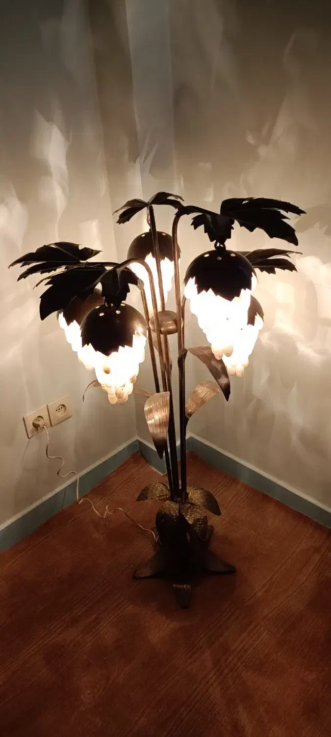 آباژور با خوشه های انگور فوق العاده زیبا|چراغ خواب و آباژور|پرند, فاز ۲|دیوار