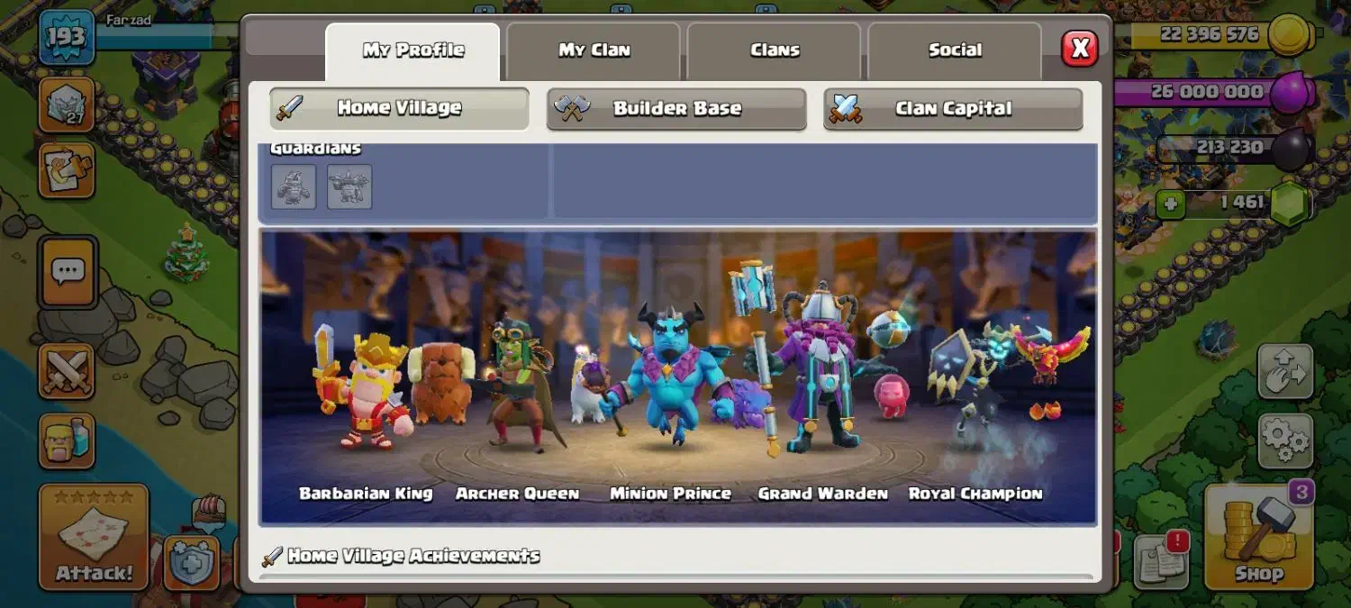 اکانت کلش توضیحات رو بخونید|کنسول، بازی ویدئویی و آنلاین|فولادشهر, مسکن مهر فولادشهر|دیوار