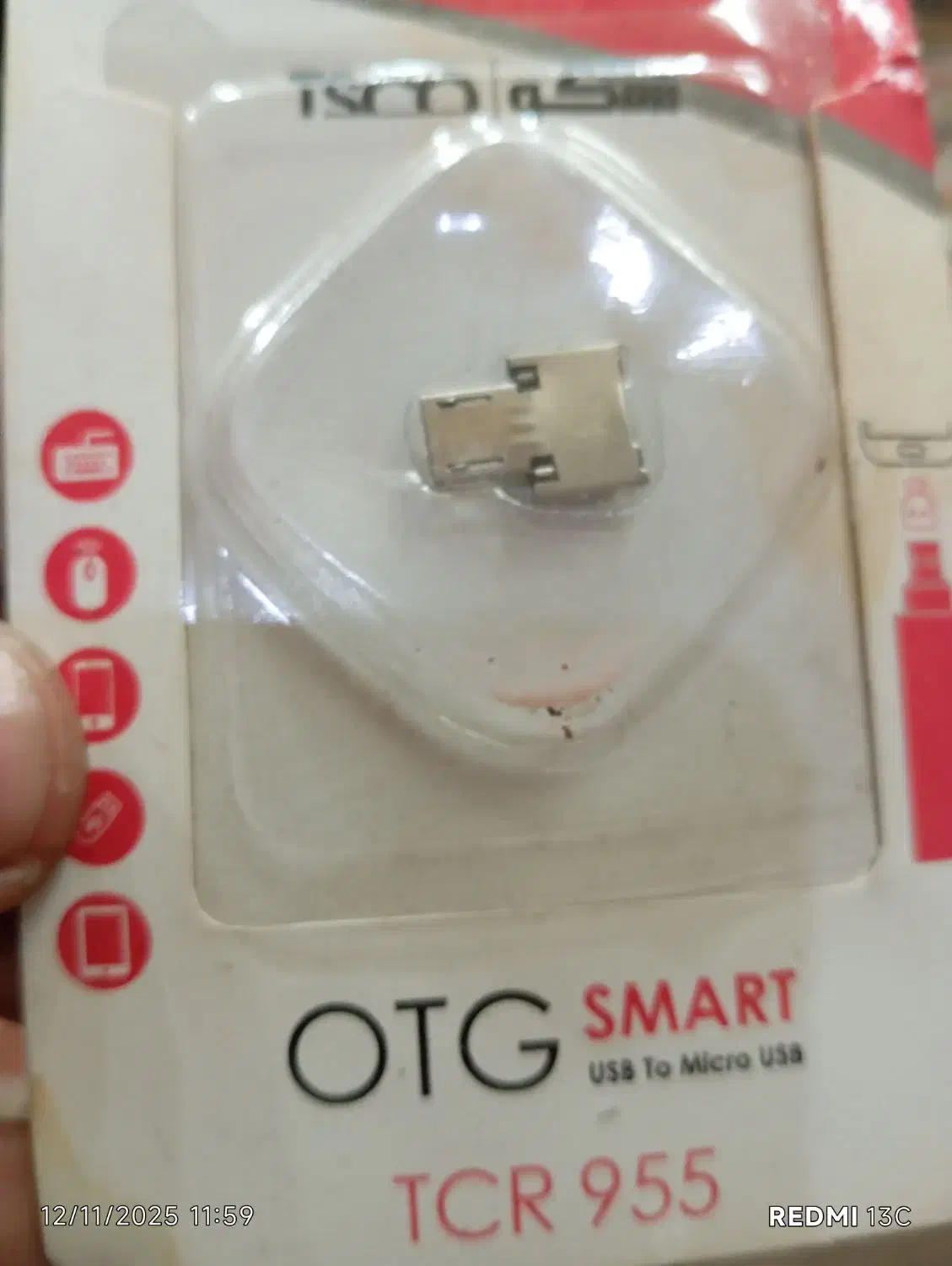 تبدیل OTGمدل تسکو|لوازم جانبی موبایل و تبلت|تهران, خزانه|دیوار