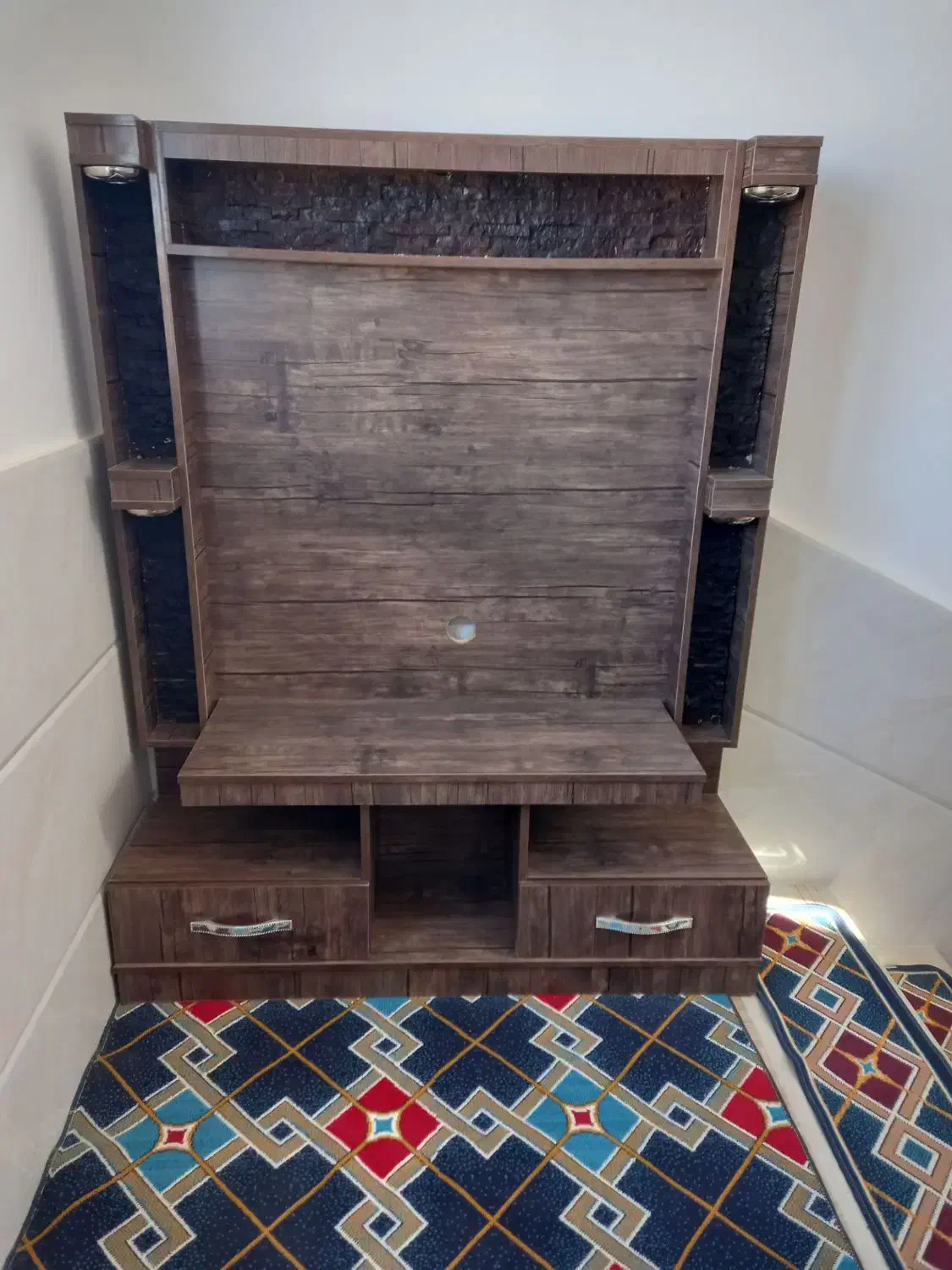 فروش میز تلویزیون و بوفه و ساعت ایستاده چوبی|بوفه، ویترین، کنسول|قیدار, |دیوار