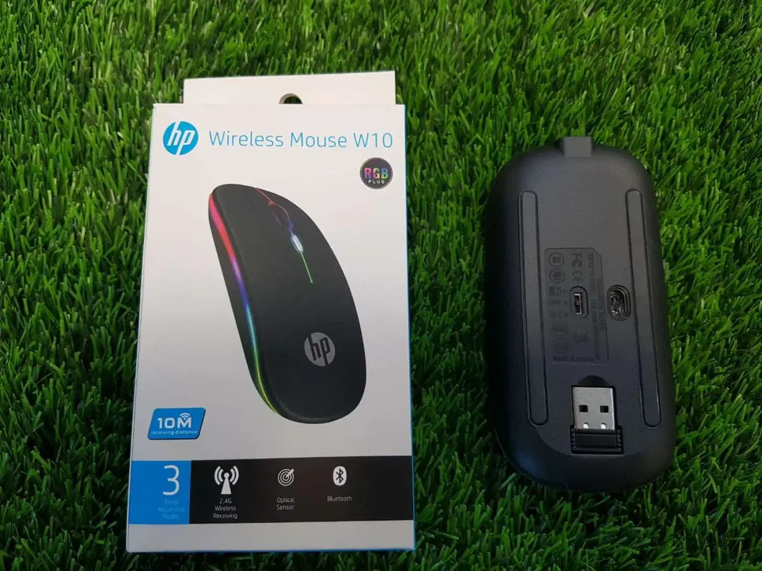 موس بی سیم و شارژی RGB مدل W10 برند HP|قطعات و لوازم جانبی رایانه|اهواز, زیتون کارمندی|دیوار